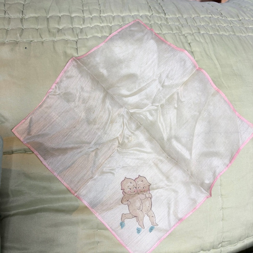 Silk Cupie Doll Handerchief - Picture 2 of 5